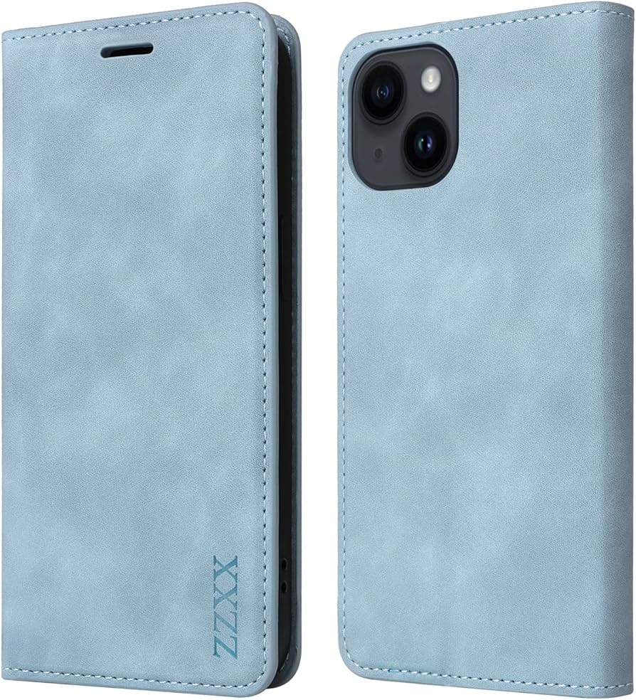 Amazon.com: ZZXX for iPhone 14 Case Wallet with [RFID Blocking